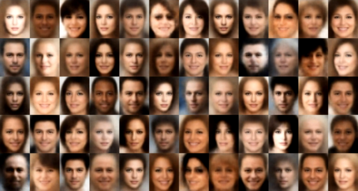 a collection of ai-generated faces