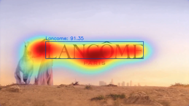 An screenshot of the Lancôme brand being detected by Junbi.ai